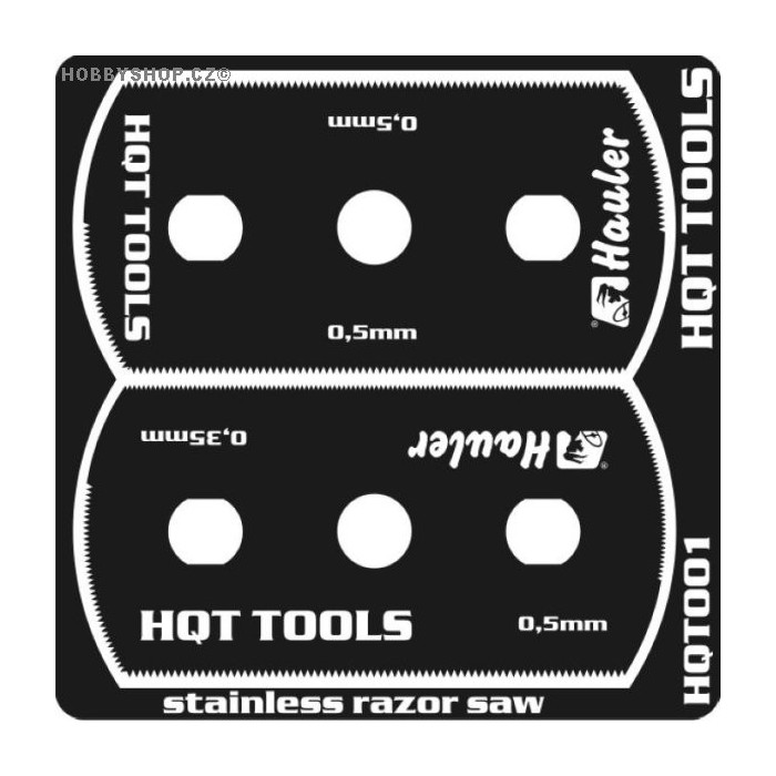 Stainless razor saw set (two pcs)
