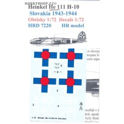 Heinkel He 111H-10 Slovak A.F. - 1/72 decal