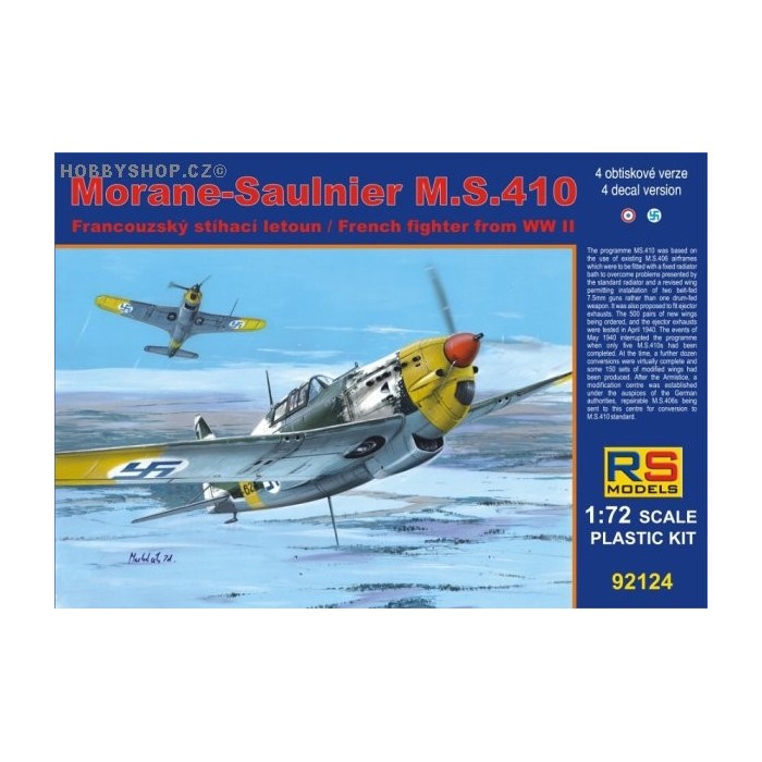 Morane-Saulnier M.S.410 - 1/72 kit