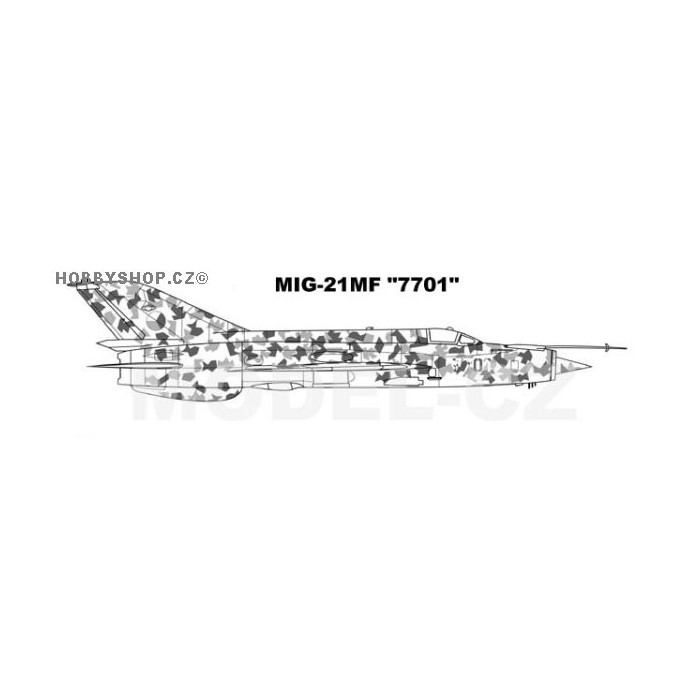 MiG-21MF 7701 - 1/32 mask