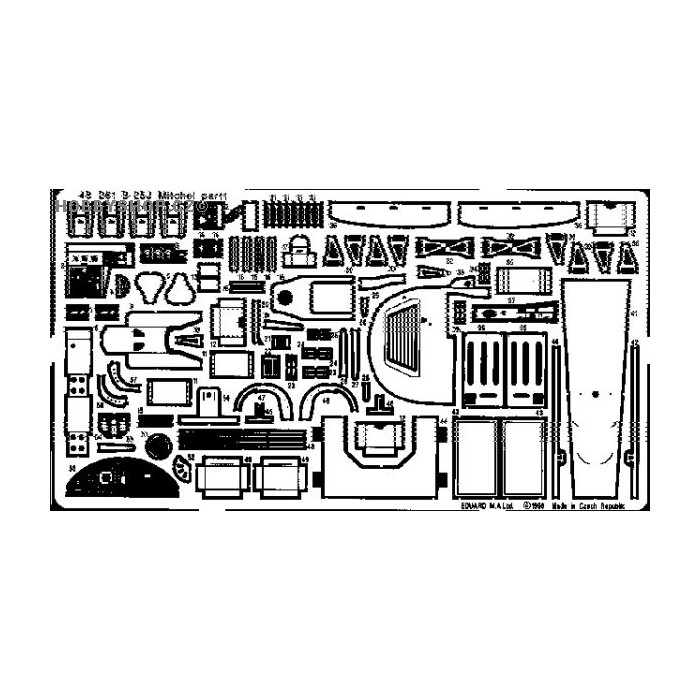 B-25J - 1/48 PE set