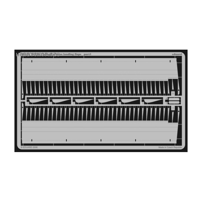 B-17G landing flaps - 1/48 PE set