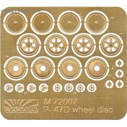 P-47D wheel disc - 1/72 PE set