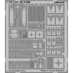 Bf 110E - 1/72 PE set