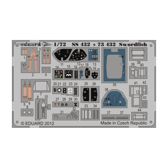 Swordfish S.A. - 1/72 painted PE set