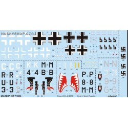 Bf 110E Limited - 1/72 decals