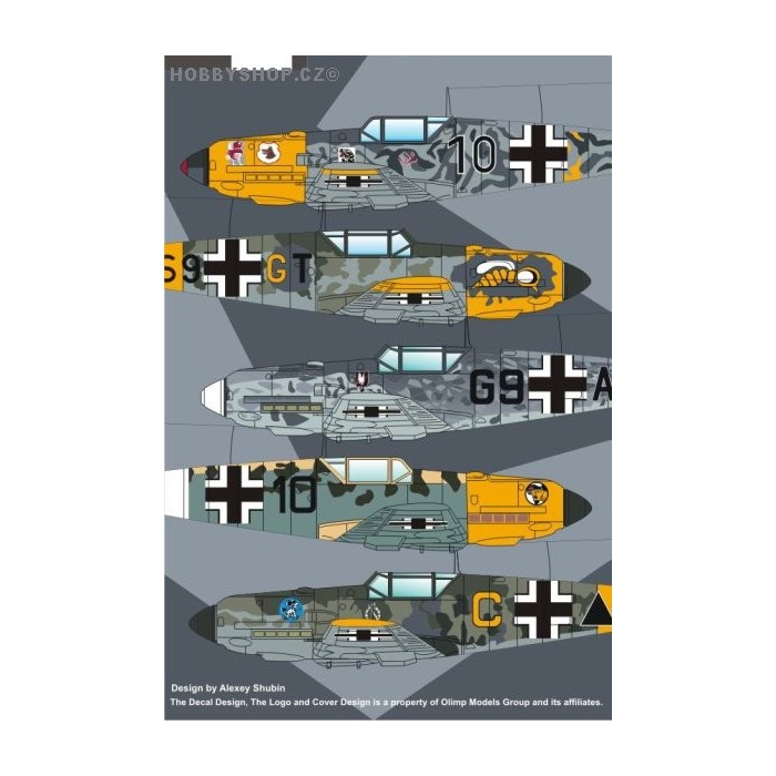 Bf 109E Luftwaffe Experts - 1/32 decal