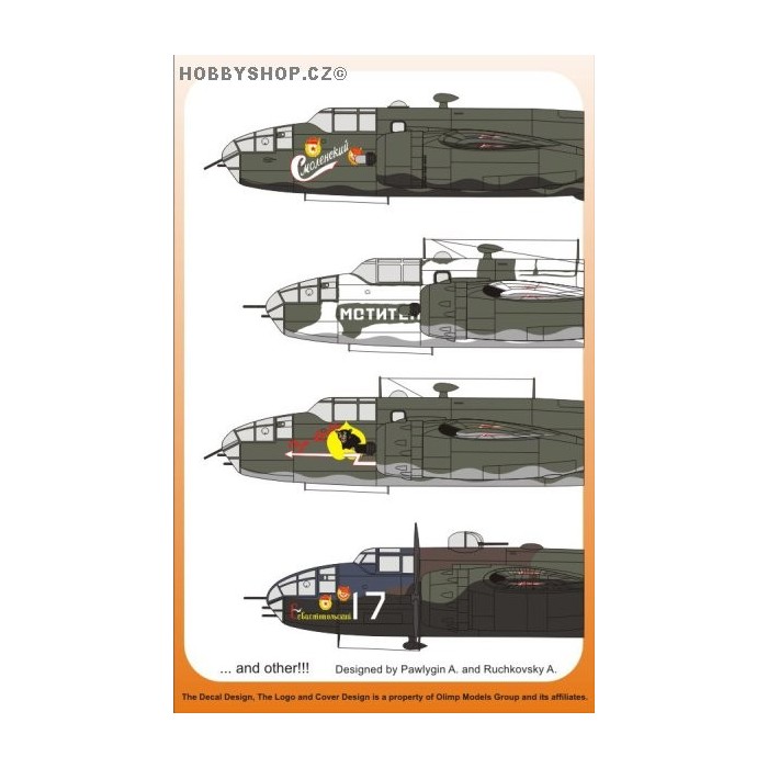 B-25 Mitchell In the Russian Sky - 1/48 decal