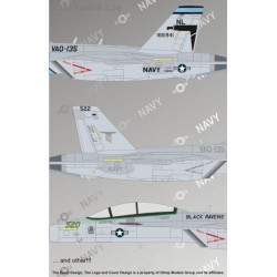 EA-18G Growler VAQ-135 Black Ravens US NAVY - 1/48 decal