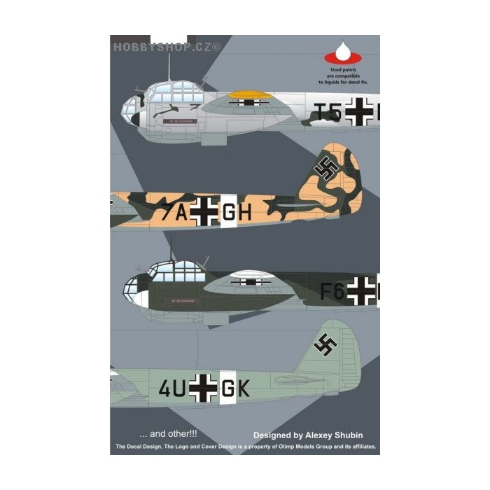 Junkers Ju-88D Luftwaffe - 1/72 decal