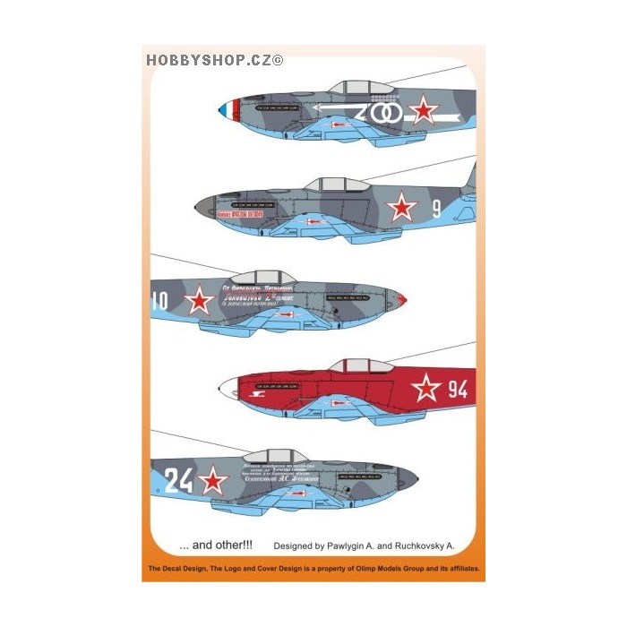 Yak-3 - 1/72 decals