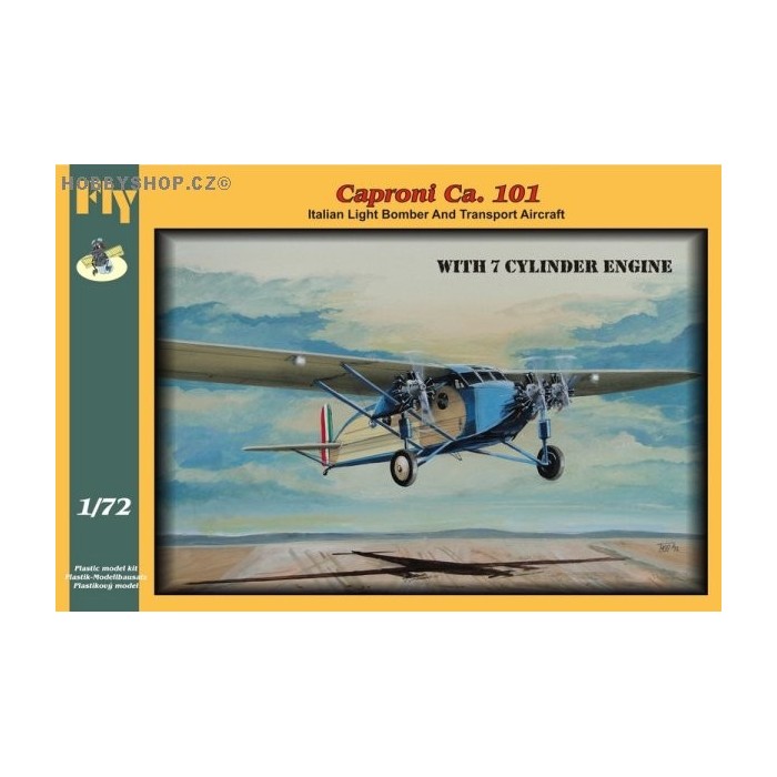 Caproni Ca.101 7 cylinder engine - 1/72 kit