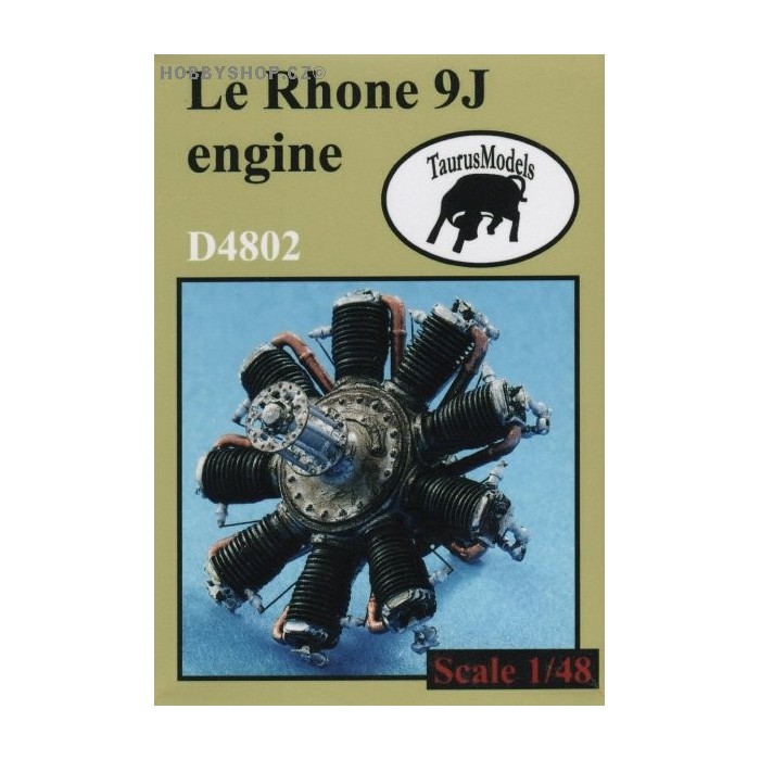 Le Rhone 9J engine - 1/48 update set