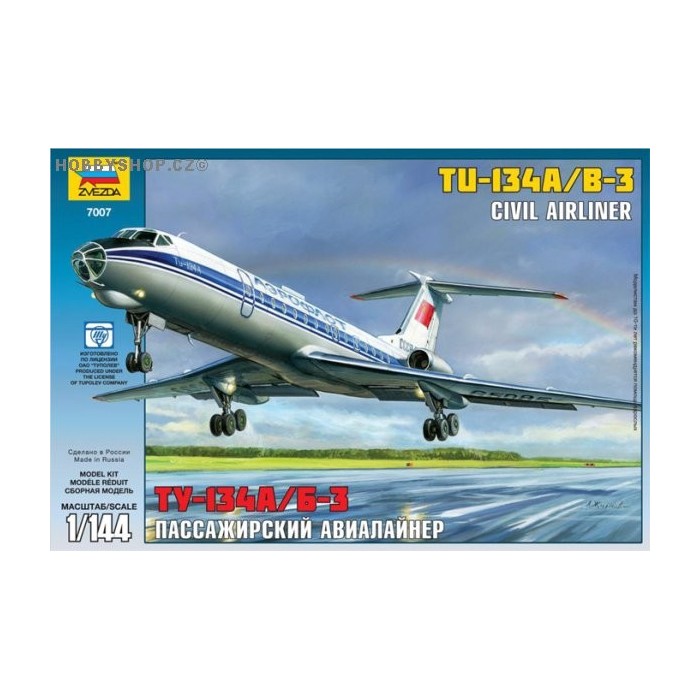 Tupolev Tu-134A/B-3 with CSA decals - 1/144 kit