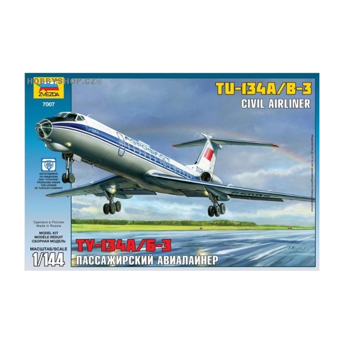 Tupolev Tu-134A/B-3 with CSA decals - 1/144 kit