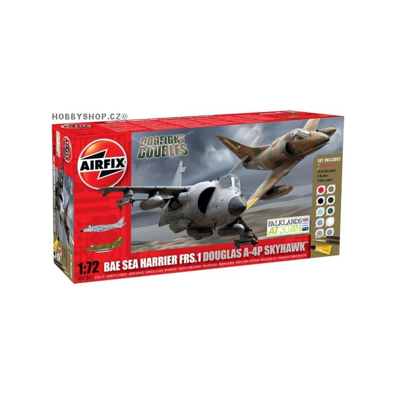 Dogfight Sea Harrier FRS.1 vs A4P Skyhawk 1/72 kit