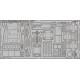B-25J bomber front interior S.A. - 1/32 painted PE set