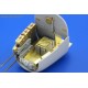 B-25J bomber front interior S.A. - 1/32 painted PE set