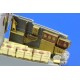 B-25J bomber front interior S.A. - 1/32 painted PE set