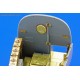 B-25J bomber front interior S.A. - 1/32 painted PE set