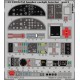 B-25J bomber cockpit interior S.A. - 1/32 painted PE set