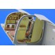 B-25J bomber cockpit interior S.A. - 1/32 painted PE set
