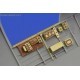 B-25J bomber cockpit interior S.A. - 1/32 painted PE set