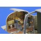 B-25J bomber cockpit interior S.A. - 1/32 painted PE set