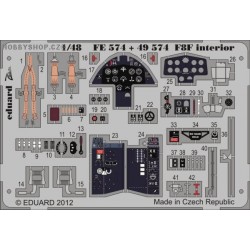 F8F interior S.A. - 1/48 painted PE set