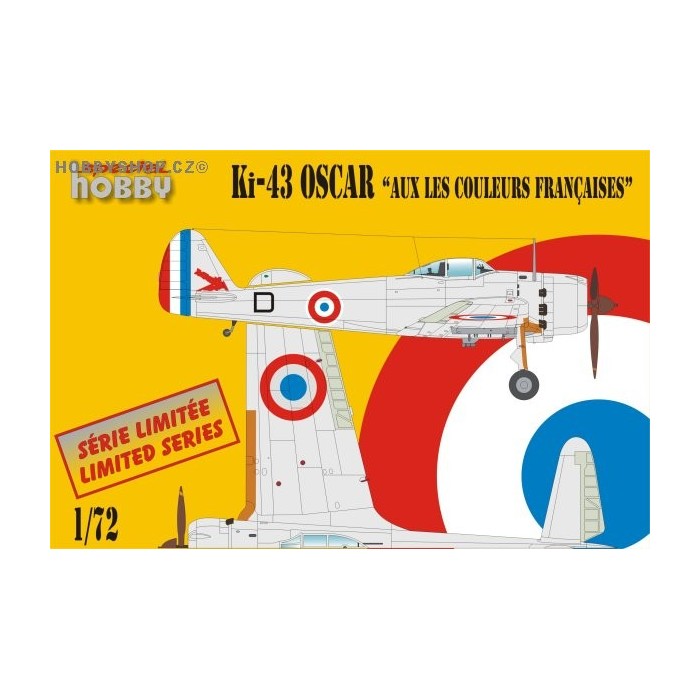 Ki-43 Oscar Aux les coleurs Francaises - 1/72 kit