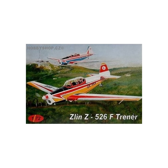 Zlin Z-526F Trener - 1/72 kit