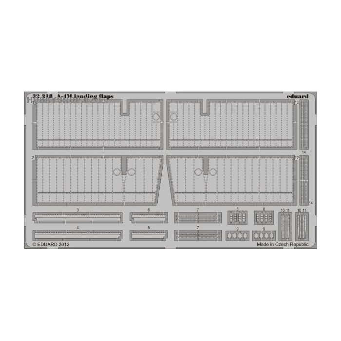 A-4M landing flaps - 1/32 PE set