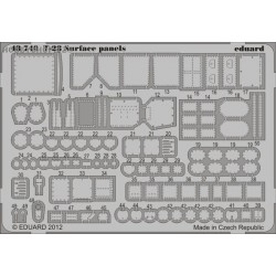 T-28 surface panels S.A. - 1/48 PE set