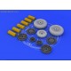 F-117A wheels - 1/32 update set