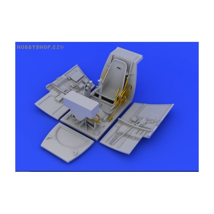 Bf 109E cockpit and radio compartment - 1/48 update set