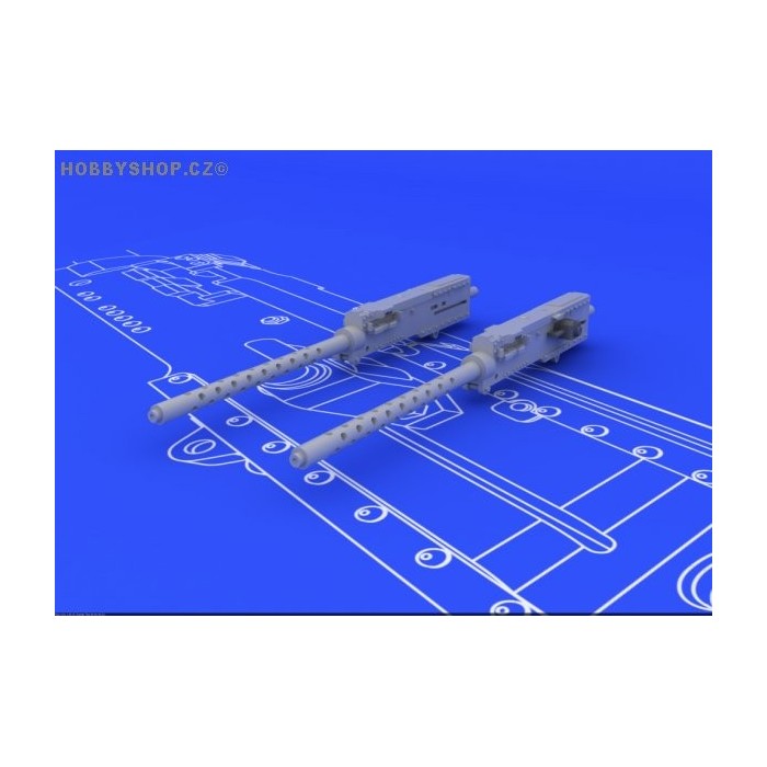 Browning M-2 guns (2pcs) - 1/48 update set