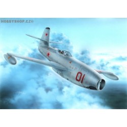 Yakovlev Yak-23 Flora Red&White Stars - 1/72 kit