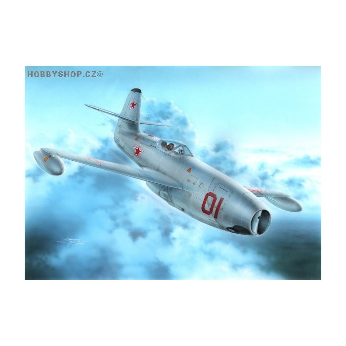 Yakovlev Yak-23 Flora Red&White Stars - 1/72 kit