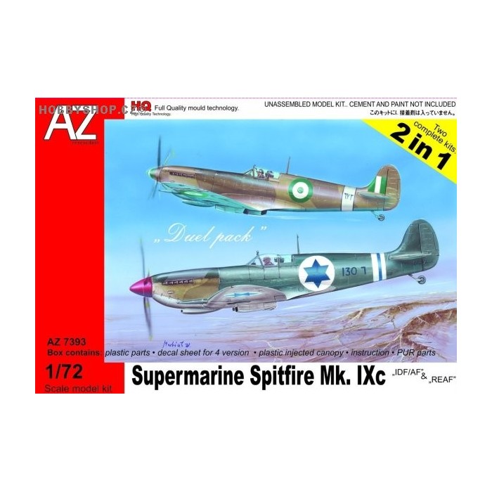 Spitfire Mk.IXc IDF/AF & REAF Duel Combo - 1/72 kit