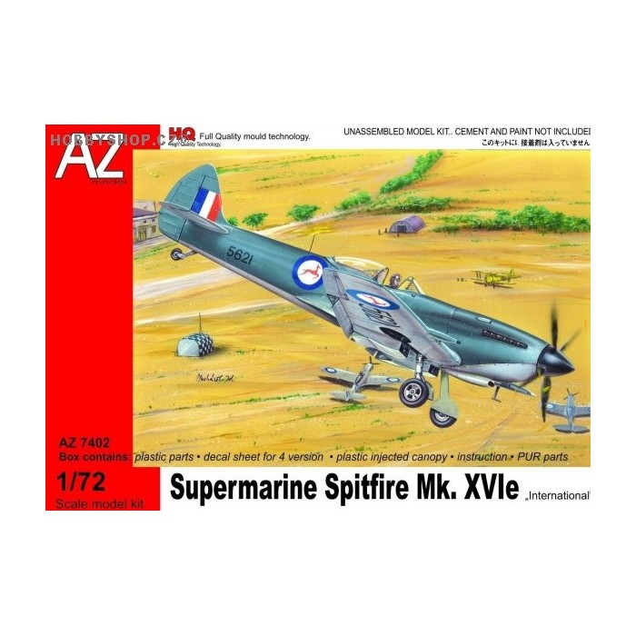 Spitfire Mk.XVIe International service - 1/72 kit