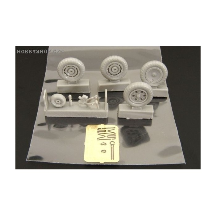 Wheels for Fw 190 EARLY / LATE - 1/48 update set