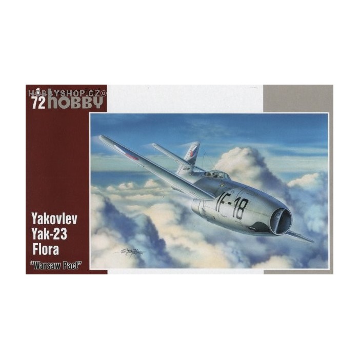 Yakovlev Yak-23 Flora Warsaw Pact - 1/72 kit