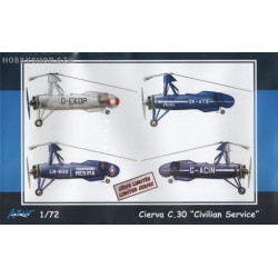 Cierva C.30 Civilian Service - 1/72 kit