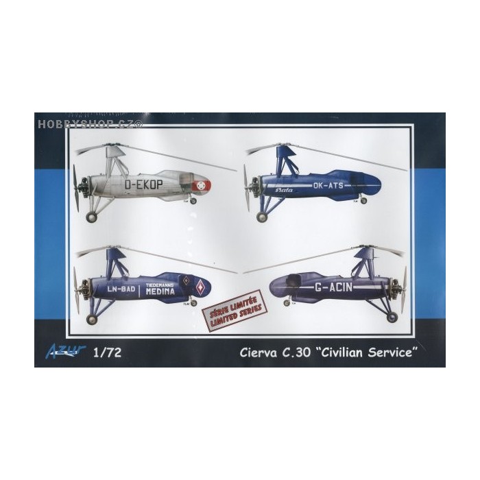 Cierva C.30 Civilian Service - 1/72 kit