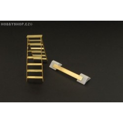 British wheel chock + ladder - 1/72 PE set
