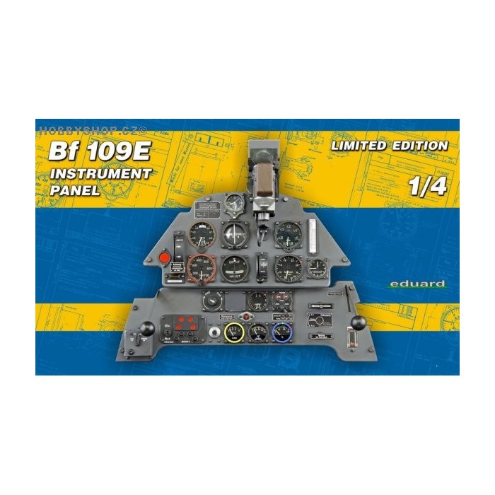 Bf 109E instrument panel - 1/4 kit