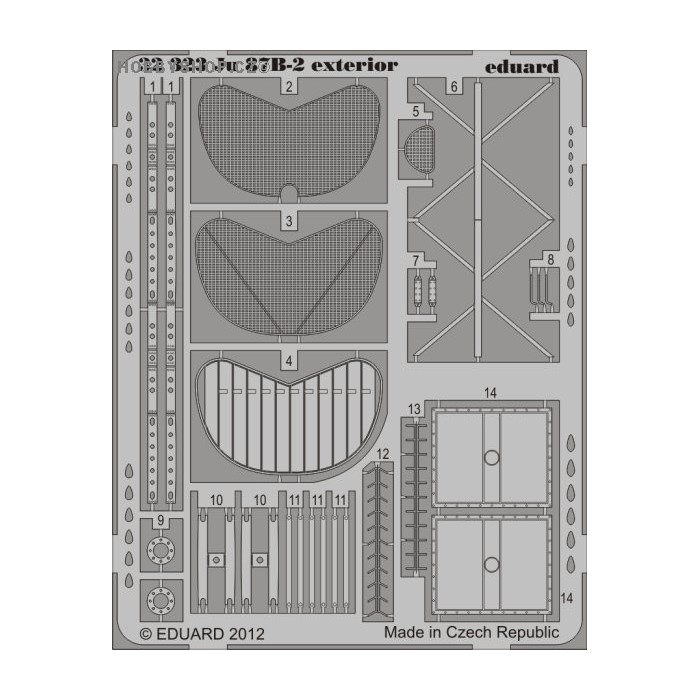 Ju 87B-2 exterior - 1/32 PE set