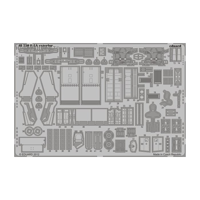 F-5A exterior - 1/48 PE set