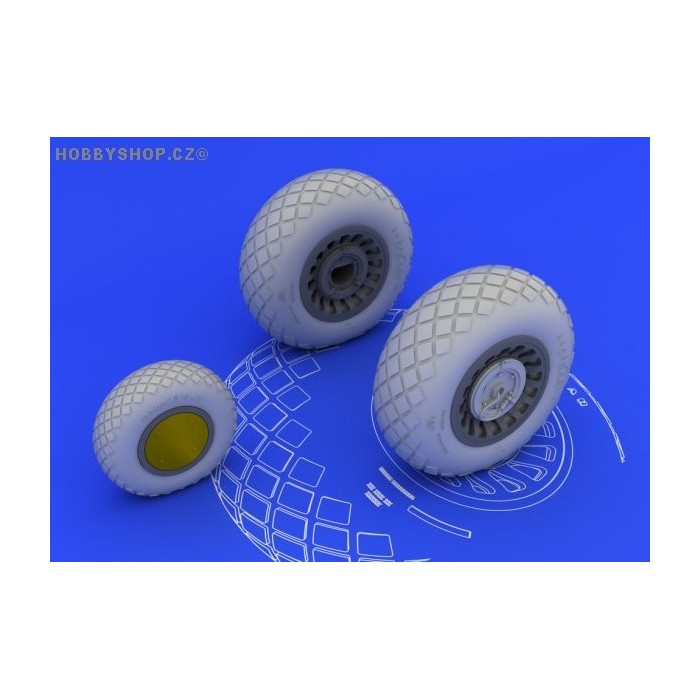 B-25H/J wheels - 1/32 update set