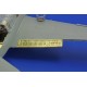 SB2C-4 S.A. - 1/72 painted PE set